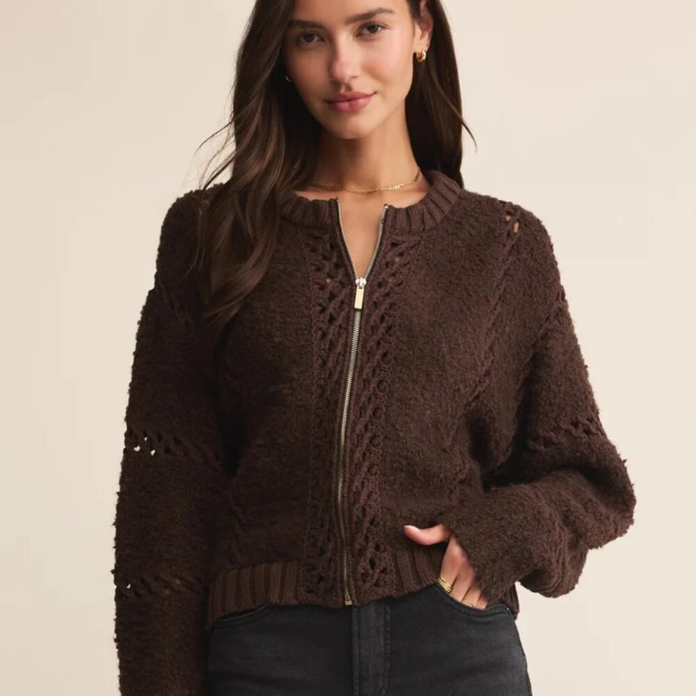 Z Supply Sundance Zip-up Sweater Jacket